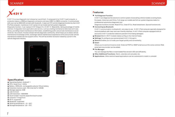 วิเคราะห์เครื่องยนต์<br />Scan Pad X431<br/><br/> - Image 2