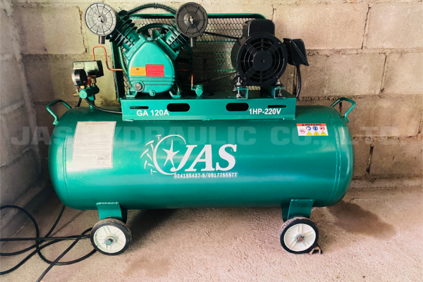 ปั๊มลม 120 ลิตร (รุ่น GA-120A) มอเตอร์ Mitsubishi-