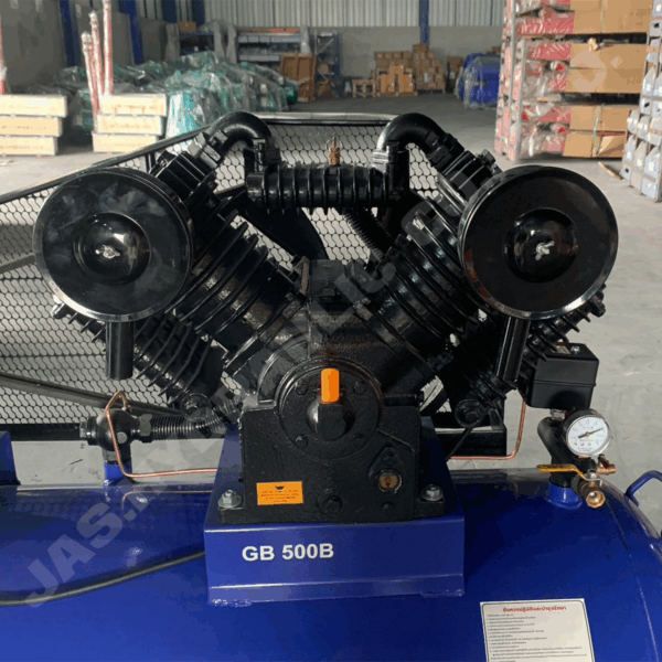 ปั๊มลม 500 ลิตร<br />10 แรง ไฟ 380V<br />รุ่น GB-500B - Image 2